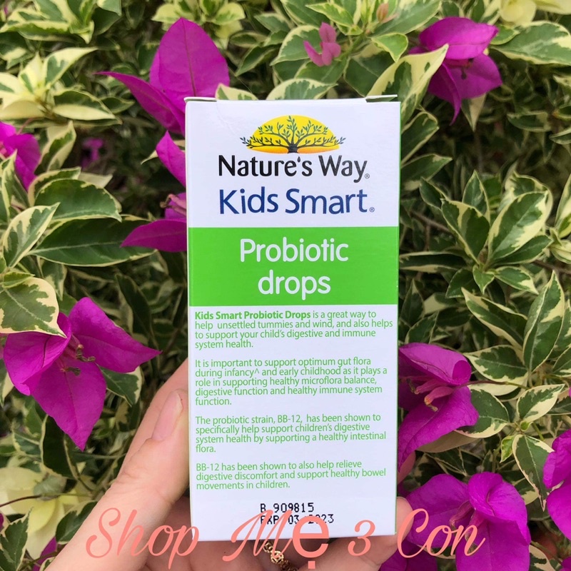 Men Nature’s Way Kids Smart Drops Probiotic Úc 20ml