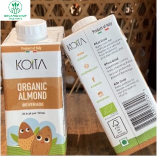 Sữa hạnh nhân hữu cơ Koita Ý 200ml, Organic Shop- Truly cafe