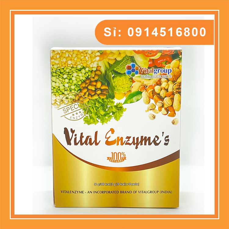 Vital Emzyme Hàn Quốc bổ sung enzym (Hộp 30 gói)