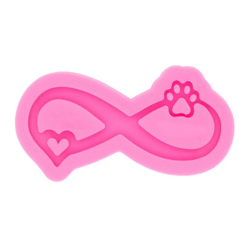 Khuôn Nhựa Làm Móc Khóa Thủ Công Hình Trái Tim