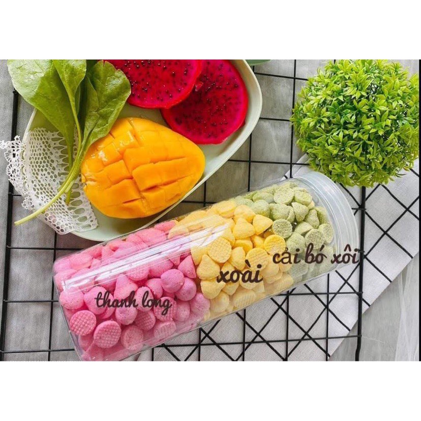 Sữa chua khô trái cây cho bé ăn dặm - homdemade. Hũ 800ml
