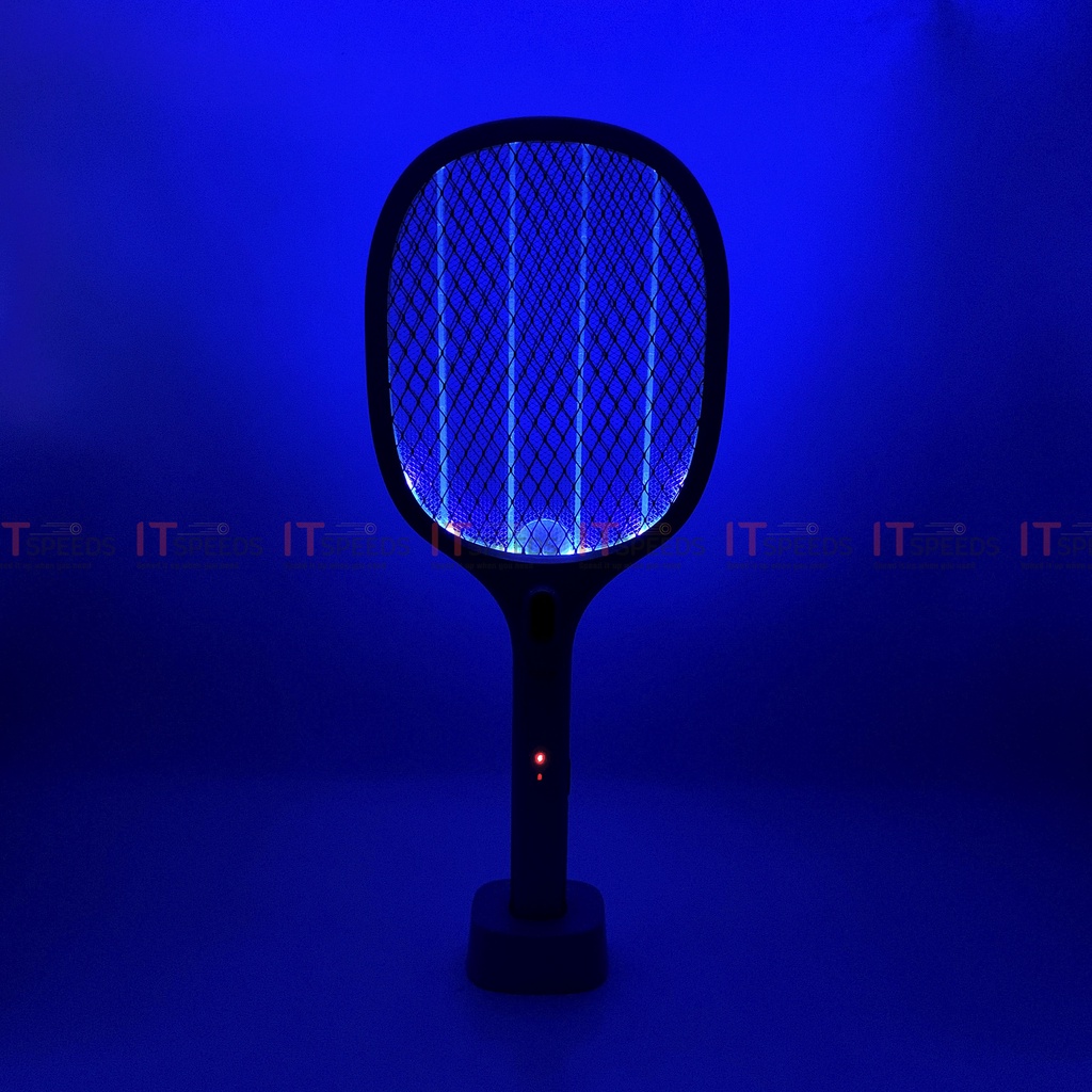 Vợt Muỗi Nanoco Thông Minh 2 In 1 NMR103BE, Pin Sạc 1200mAh, Nhựa ABS, Khung Lưới 3 Lớp Bảo Vệ, Chính Hãng BH 12 Tháng