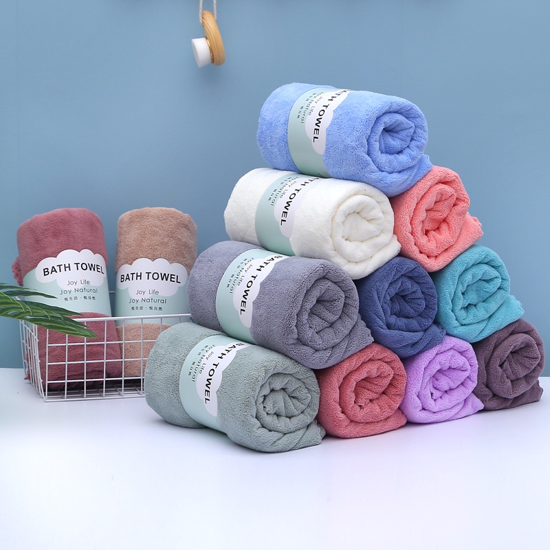 Khăn tắm - khăn gội hàn quốc đầu cao cấp siêu thấm nước cho spa và slon,kích thước 70*140cm