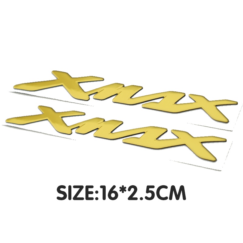 1 Cặp Miếng Dán Trang Trí Logo Cho Xe Mô Tô Yamaha Xmax
