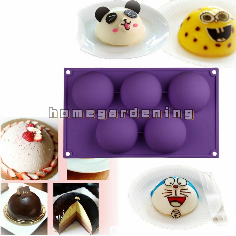 Khuôn Silicone Làm Bánh Muffin 3D Chống Dính Tiện Dụng