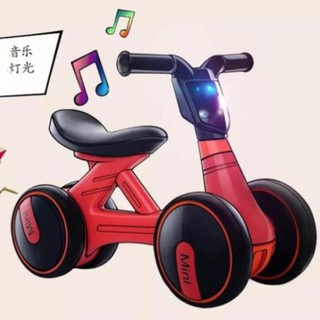 Xe chòi chân mini 4 bánh có nhạc, có đèn cho bé! az88