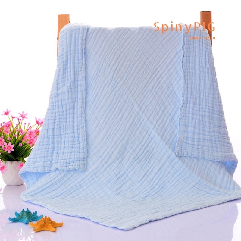 Khăn tắm xô 6 lớp, khăn tắm cho bé mềm mịn siêu thấm có thế thay thế chăn đắp cho bé, kích thước 80x80cm