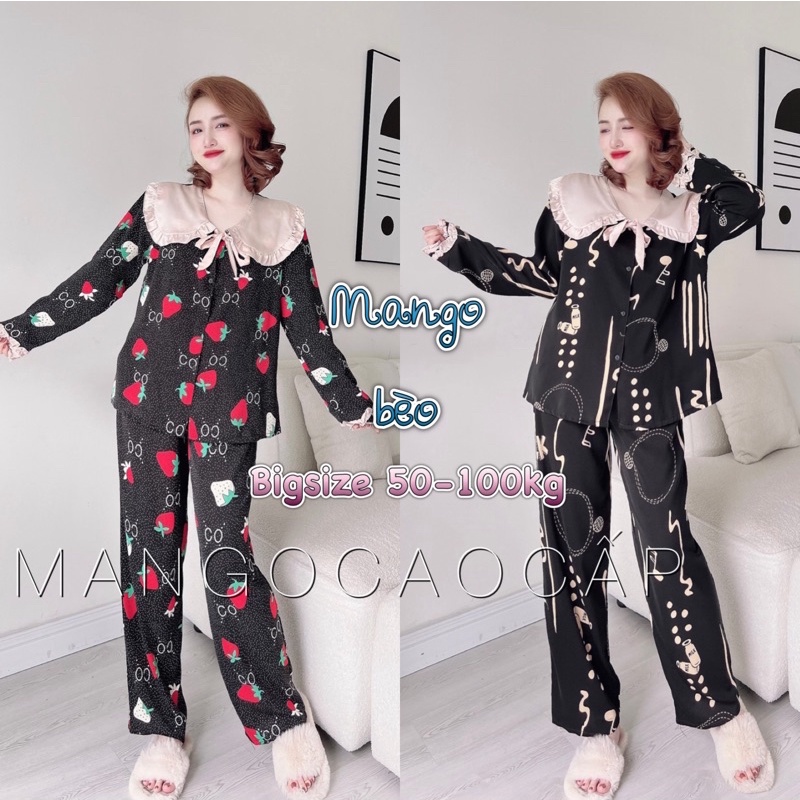 Đồ bộ Mango cao cấp 50-100kg thanh lịch cho nữ