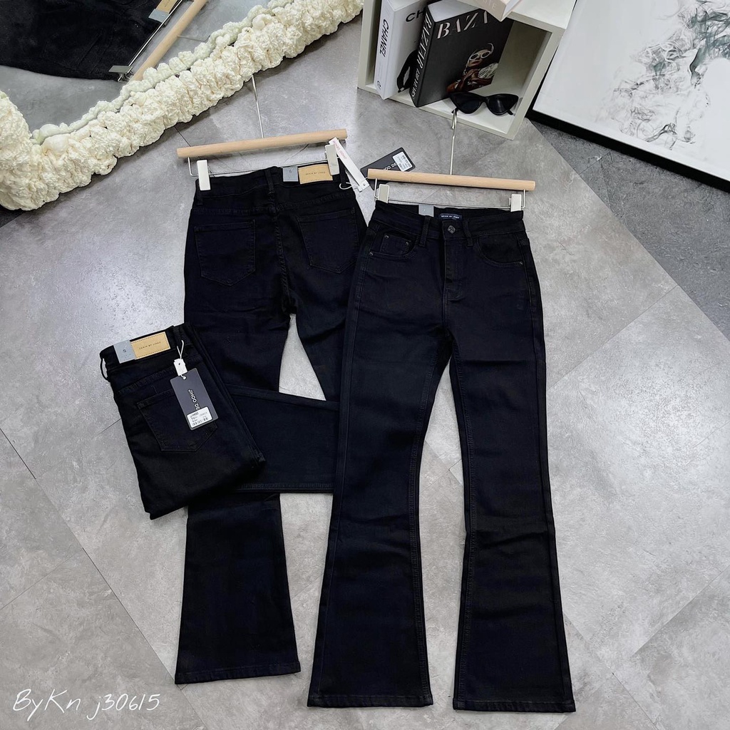 Quần Jean Ống Loe Cạp Cao Dáng Dài Siêu Hot Chất Mềm Co Giãn Nhẹ MD25 | BigBuy360 - bigbuy360.vn