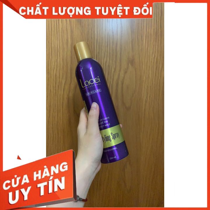 Keo xịt tóc,gôm xịt toc Lacei Hair Styling Spray 350ml-Keo mềm và keo cứng -dễ dàng tạo kiểu -giữ nếp lâu-mùi thơm dễ ịu