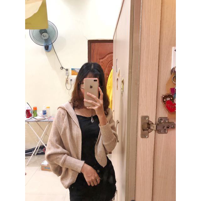 Áo Khoác Len Cánh Dơi