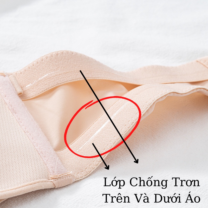 Áo Ngực Không Dây Không Gọng Nâng Ngực Chống Tuột Cài Trước Siêu Quyến Rũ EvaBra 336