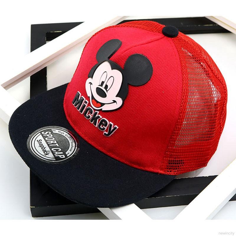 Mũ lưỡi trai tai chuột Mickey dễ thương cho bé