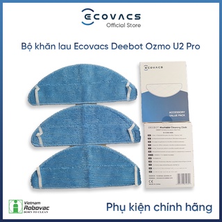 Hộp khăn Ecovacs Deebot OZMO U2 Pro ( 3 cái ) - Hàng chính hãng - tiêu chuẩn CE