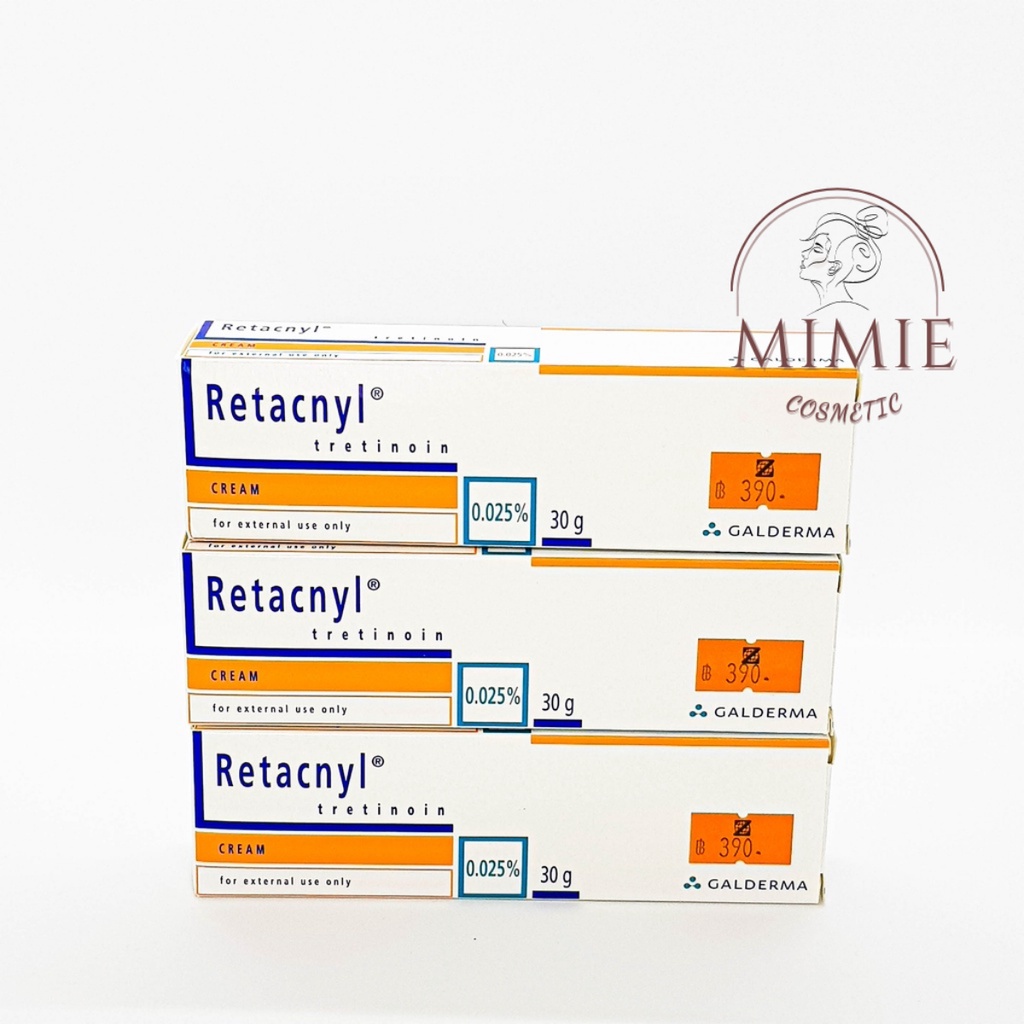 Retacnyl Tretinoin Cream Kem Hỗ Trợ Giảm Mụn, Chống Lão Hóa, Trẻ Hóa Da 0,025%, 0,05%