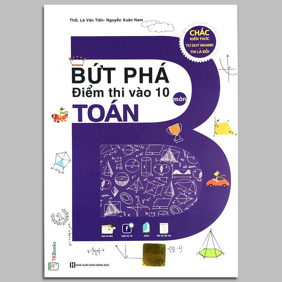 Sách - Bứt Phá Điểm Thi Vào Lớp 10 Môn Toán, Văn, Anh (Combo 3q, lẻ tùy chọn)