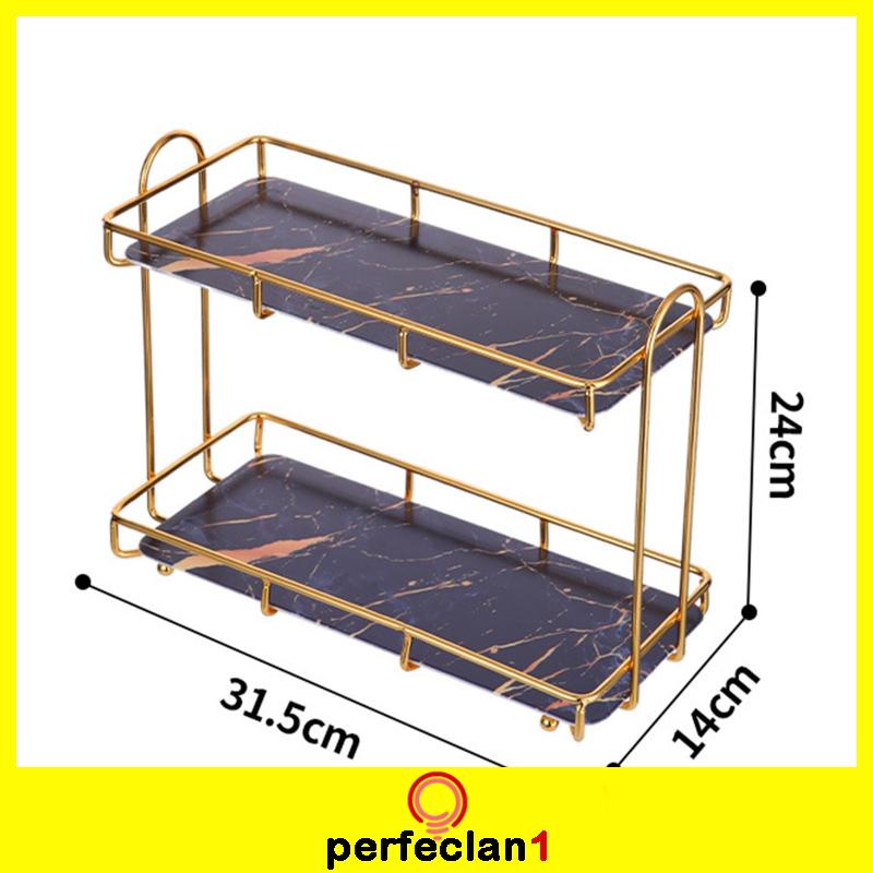 Giá Đỡ 2 Tầng Trưng Bày Nước Hoa Để Bàn Vanity
