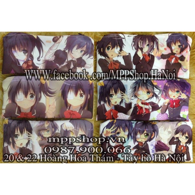 Ví bút bóp viết anime chuunibyou mẫu ngẫu nhiên