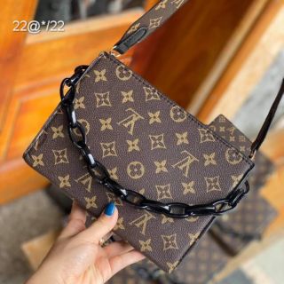 Túi Xách Hộp Xích Đen Size 25 Quai Xích Mẫu Mới