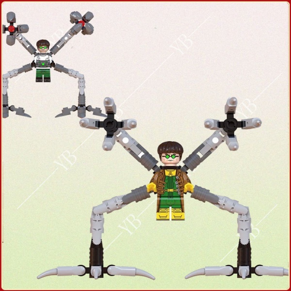 Bác sĩ. Đồ Chơi Lắp Ráp Mô Hình Bạch Tuộc Marvel avengers Hulk nano minifigure