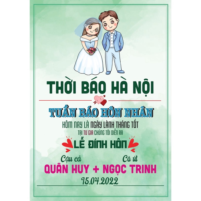 Bảng Tên Đám Cưới Để Cổng