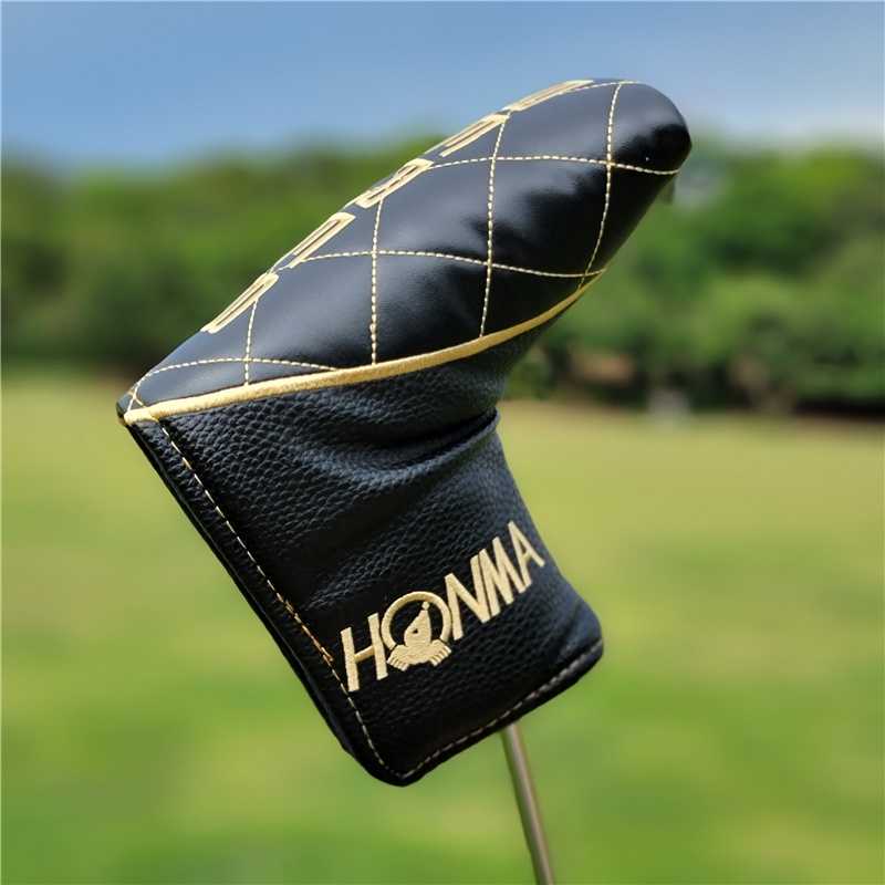 HONMA Golf Head Cover Thanh Gỗ Bộ Sắt Push Rod Set Cap Set Bộ Câu Lạc Bộ Bảo Vệ Xích Thố Golf club cover ATyo