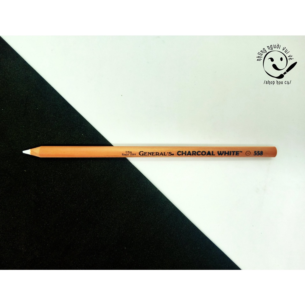 Bút Chì Than Trắng General's Charcoal White #558