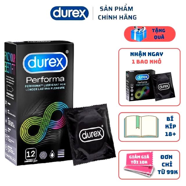 Bao Cao Su Durex Performa Chính hãng- Hộp 12 bao–durex_officialstore