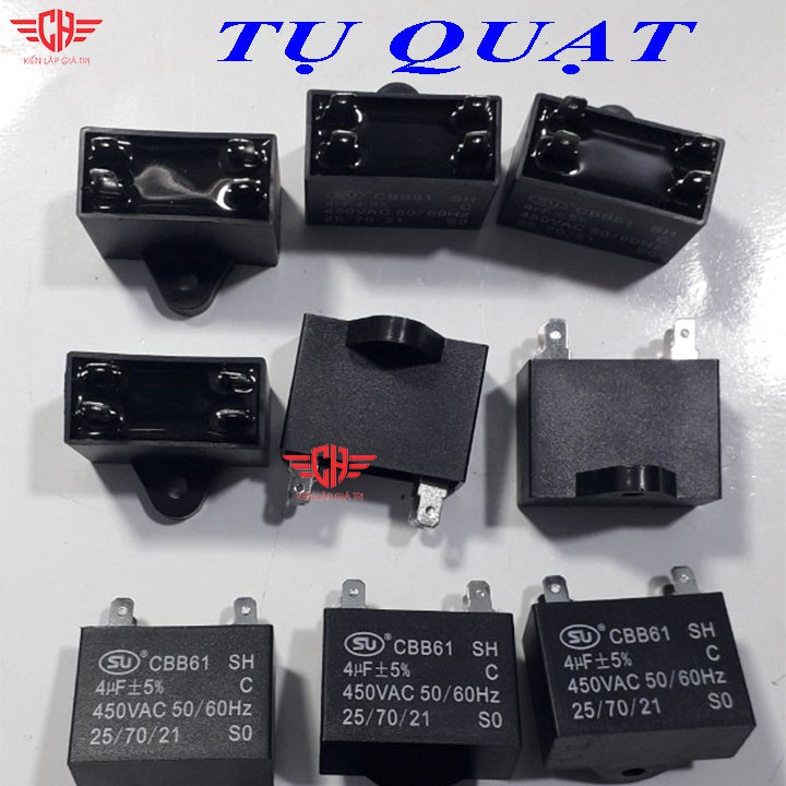 tụ quạt dàn nóng điều hòa 1,5uF ĐẾN 8 uF tụ điện của quạt tụ điện quạt công nghiệp