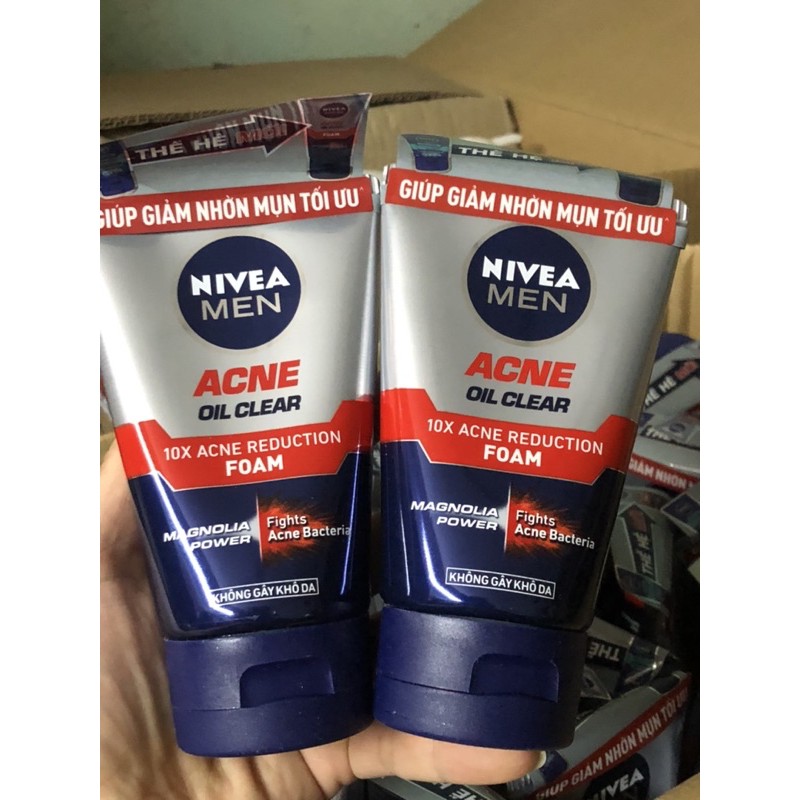 SỮA RỬA MẶT NIVEA MEN (ACNE OIL CLEAR )100g