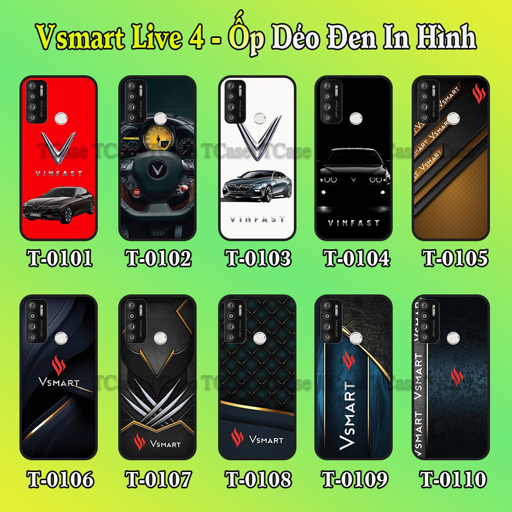 Ốp lưng Vsmart Live 4 dẻo đen in hình Công nghệ độc đáo