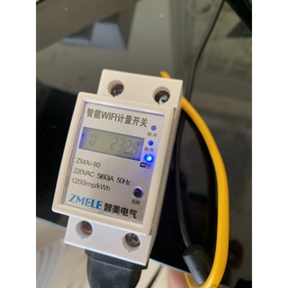 Công tơ thông minh Tuya 60A Wifi - Điều khiển từ xa, liên kết google home