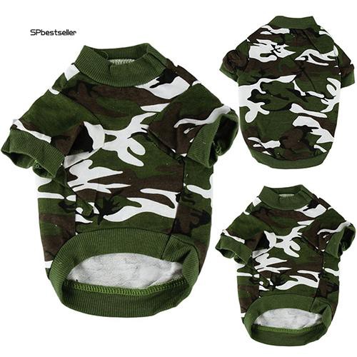 Áo thun cotton họa tiết rằn ri cá tính cho thú cưng