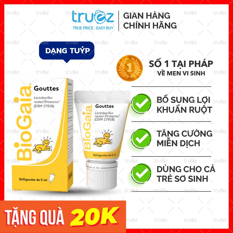 bổ sung giúp cải thiện hệ vi sinh đường ruột tuýp 5ml [Chính hãng]