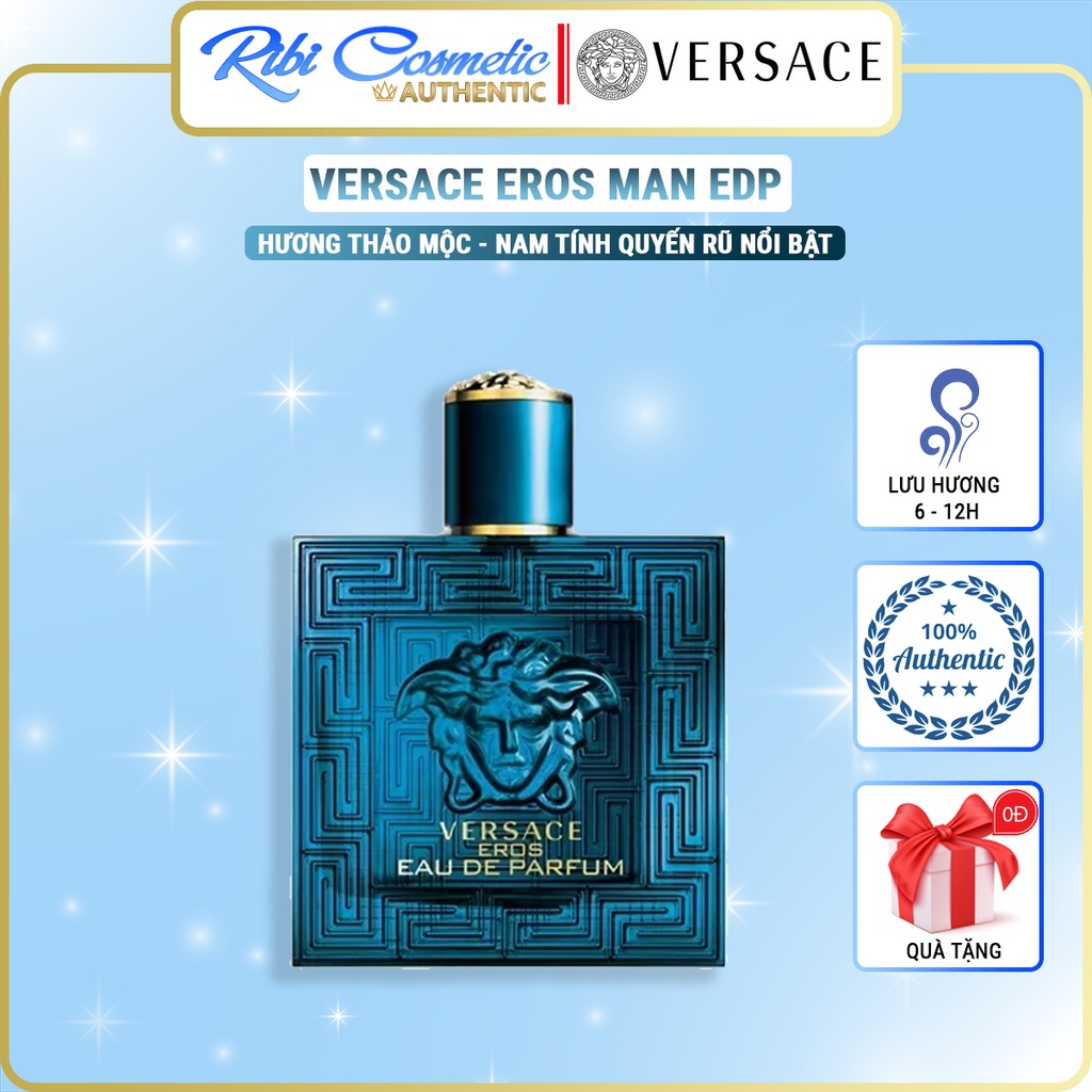 Nước hoa Nam Versace Eros Eau De Parfum thơm lưu hương lâu - Chính hãng size bỏ túi mini - Nam tính, Quyến rũ, Nổi bật | BigBuy360 - bigbuy360.vn