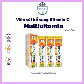  Viên sủi bổ sung vitamin C MULTIVITAMIN WIND PLUS bổ sung đề kháng  Tuýp 20 viên  