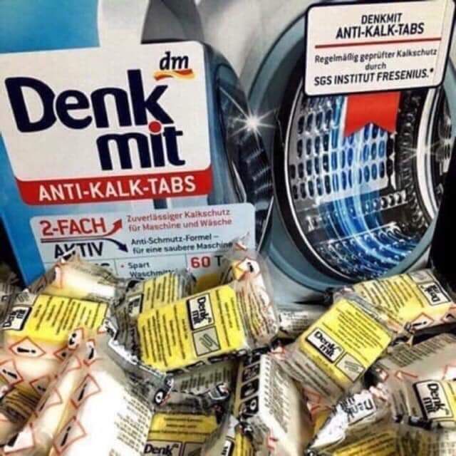 (CÓ SẴN) Viên vệ sinh lồng máy giặt Denk Mit của Đức