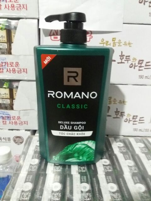 Dầu Gội, Tắm gội 2 in1 Romano 650ml