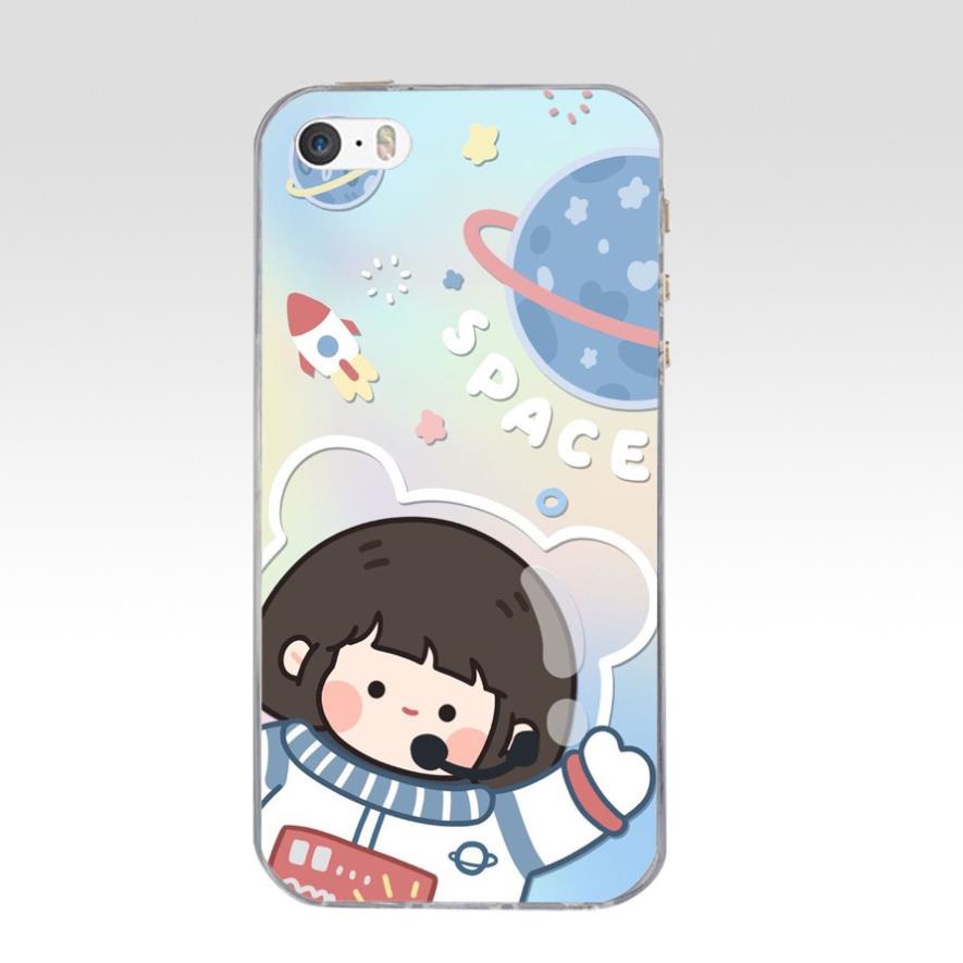 Ốp lưng iPhone 4 4s / 5 5s 5c 5se / 6 6s  hình roro jump dễ thương nhiều mẫu lựa chọn