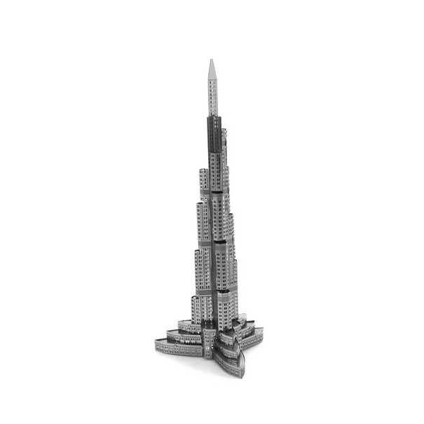 Mô hình tháp Burj Khalifa - Mô hình Metal lắp ghép kim loại 3D