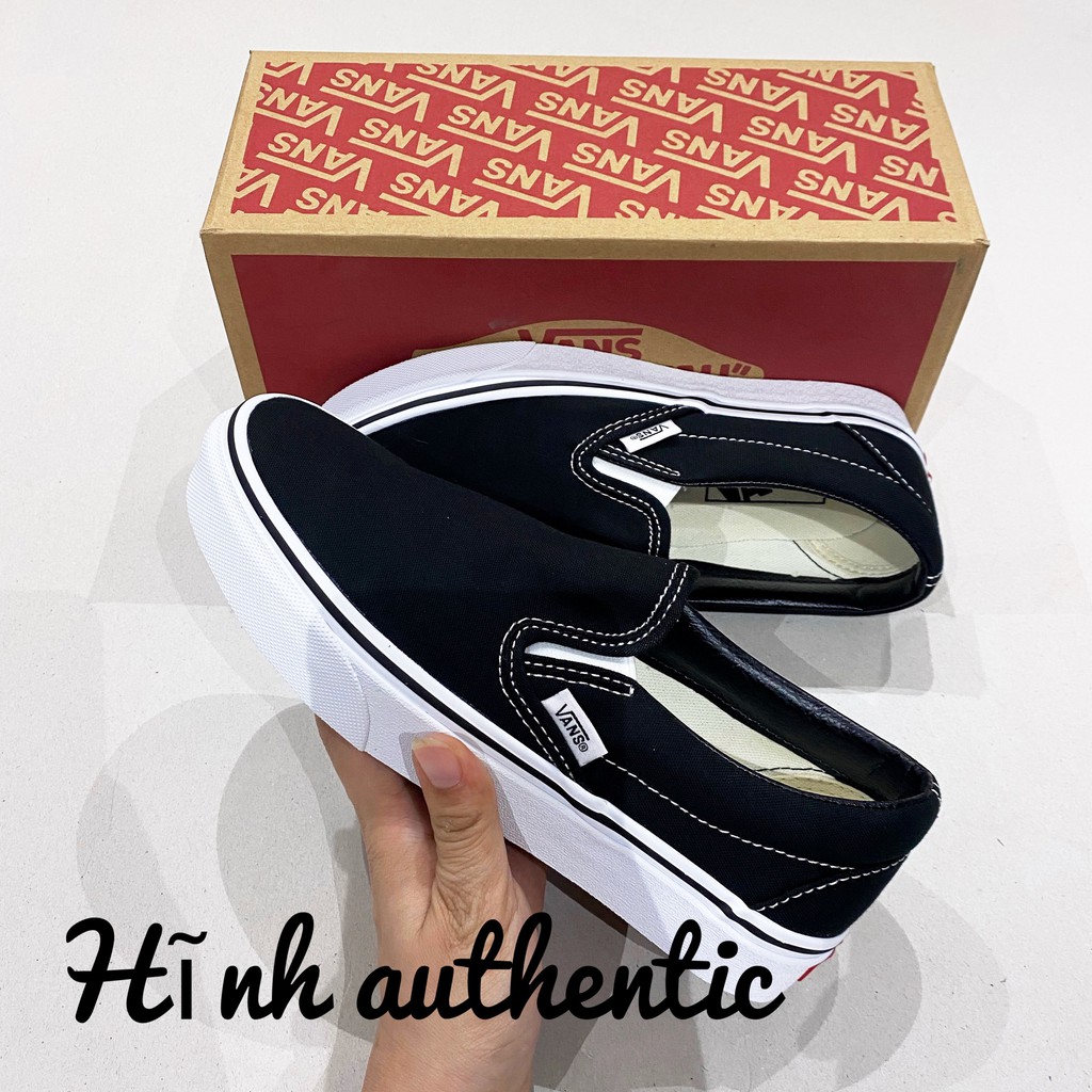 Giày Vans Slip On đen  chính hãng