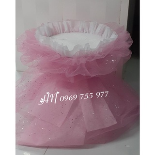 Cốt vải voan lưới 50 bông sáp