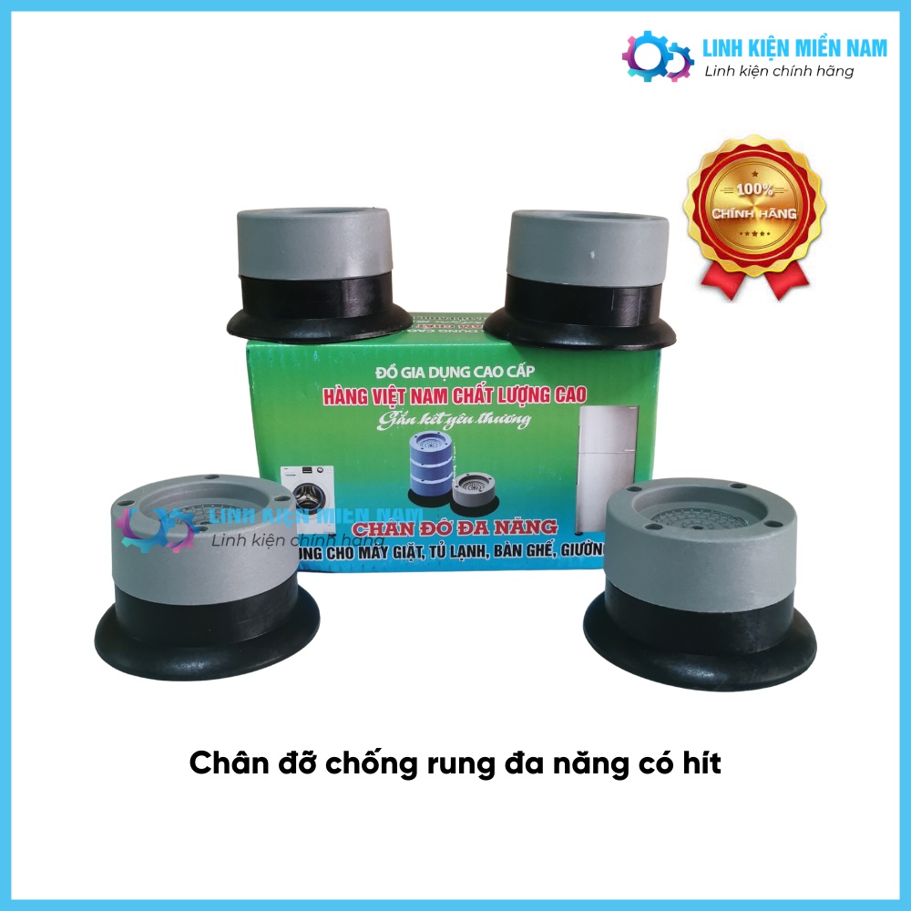 4 chân kê máy giặt tủ lạnh chống rung đa năng
