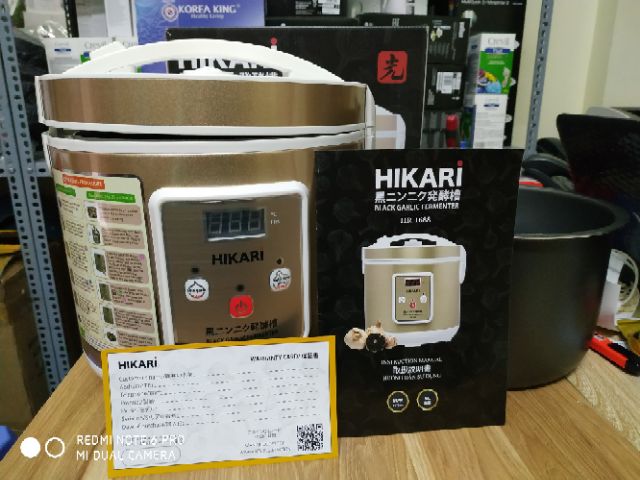 MÁY LÀM TỎI ĐEN HIKARI HR-1688 NHẬT BẢN