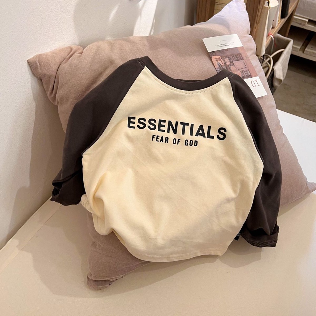 Áo Thun 100% Cotton Nguyên Chất Tay Dài In Chữ Phong Cách Nhật Bản Thời Trang Xuân Thu Hàng Mới 2022 Dành Cho Bé Trai Và Bé Gái