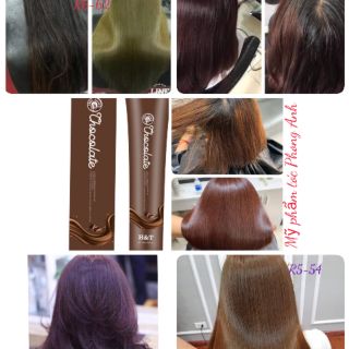 com bo 10 tuýt, Mầu nhuộm cân bằng & Phủ bạc Chocolate HT