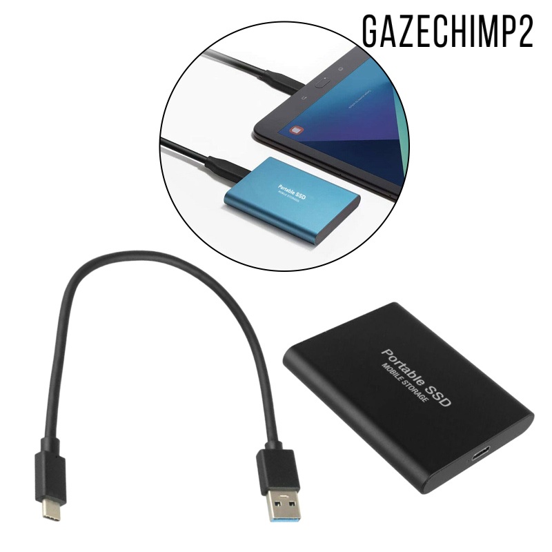 [GAZECHIMP2]Metal 2.5\" USB 3.1 Gen-1 SSD External Storage Up to 1050 MB/s