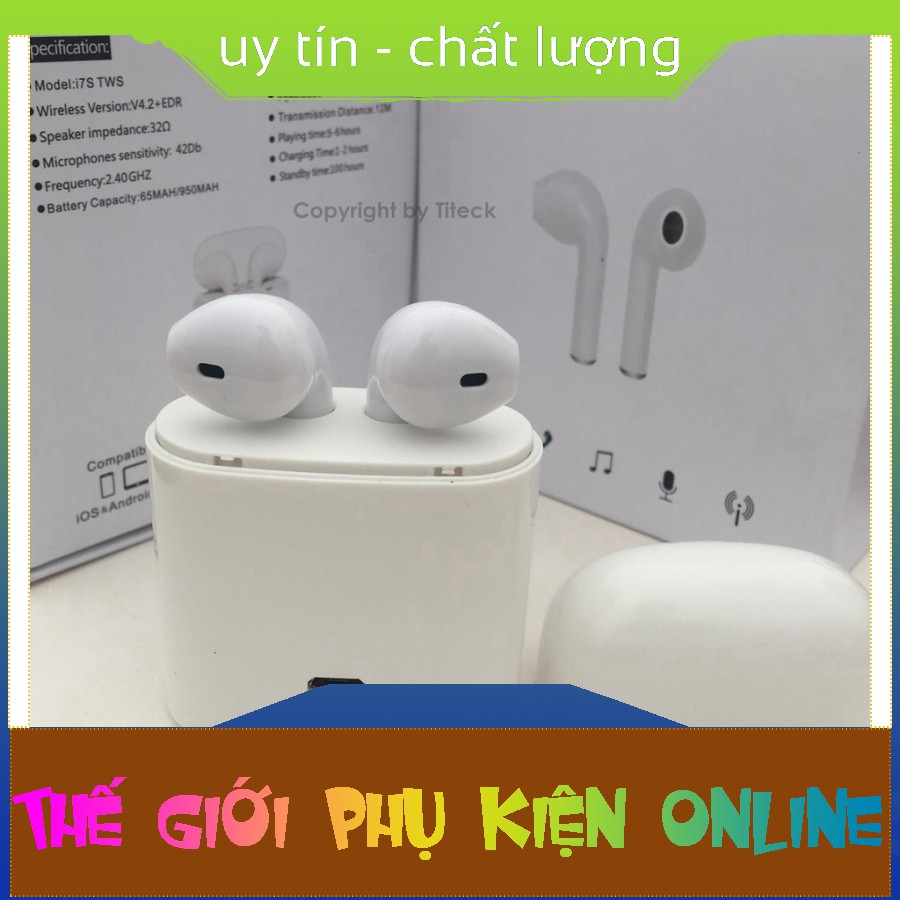 [CHUẨN HÀNG AUTH] - [ HOT TREND ] TAI NGHE BLUETOOTH AIRPOD I7S TWS CHẤT