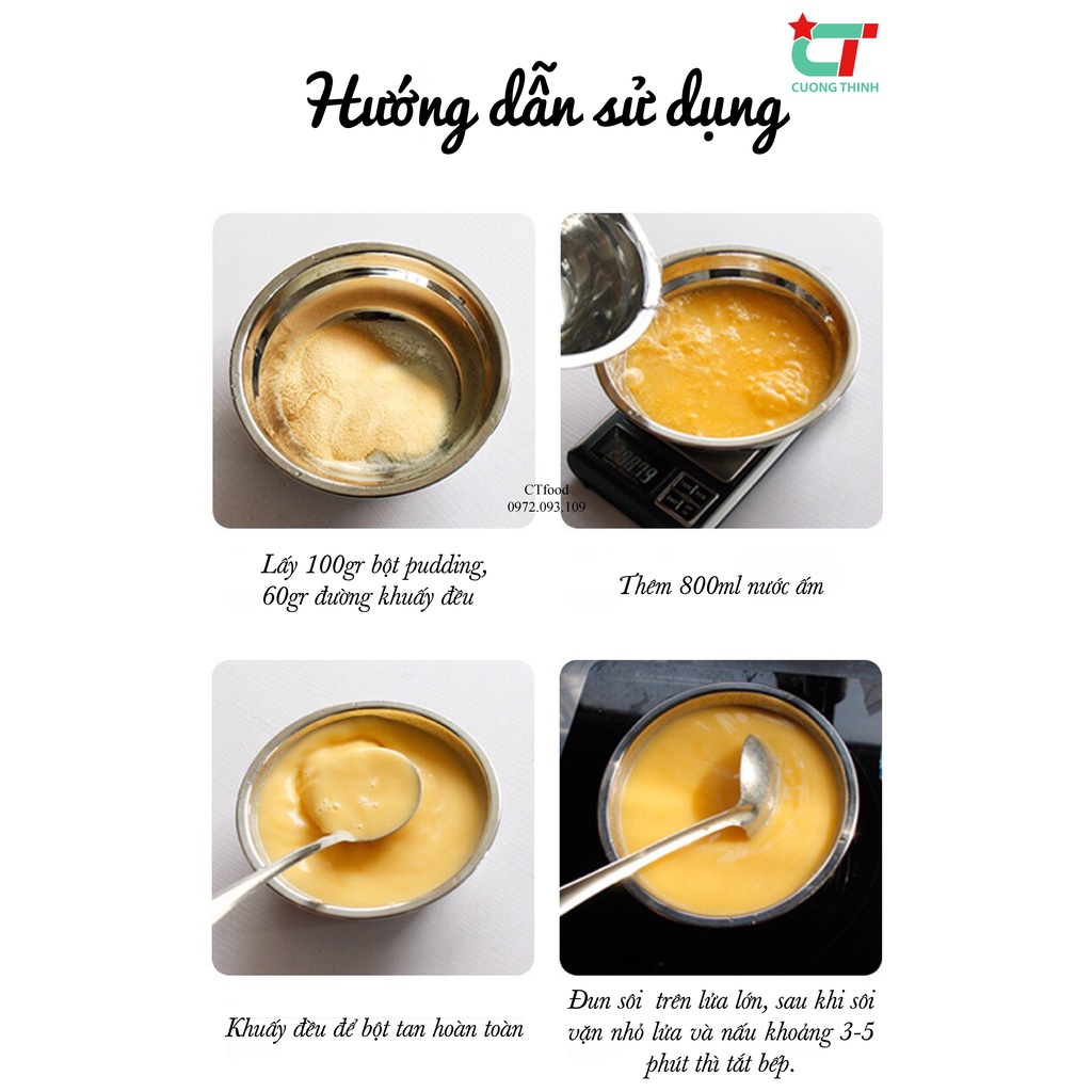 Bột Pudding Cường Thịnh - 1Kg