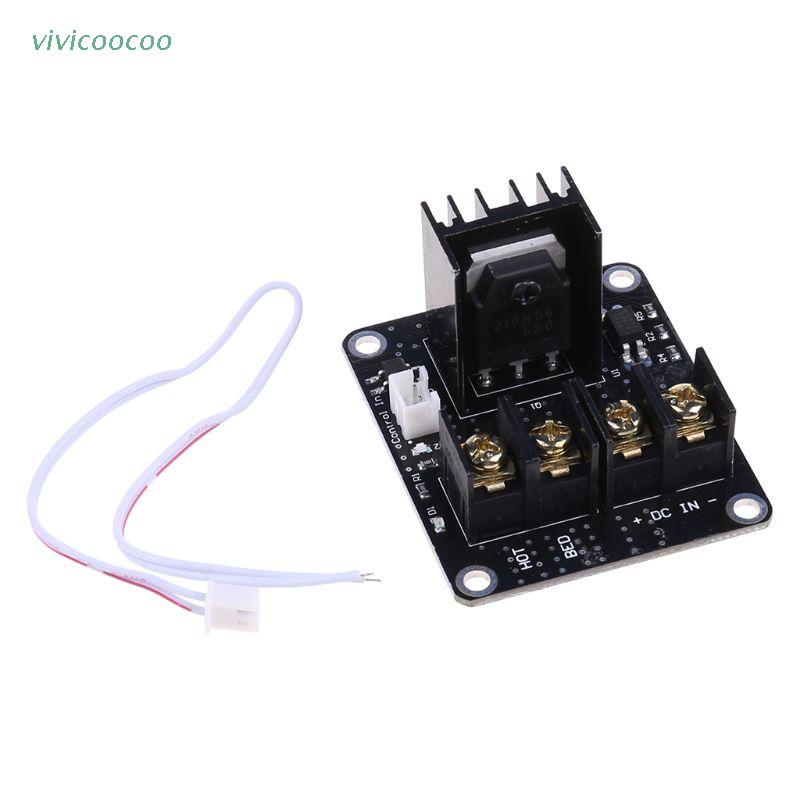 VIVI   3D Printer Heated Bed Power Module Hotbed MOSFET Expansion Module Inc 2pin Lead With Cable for Anet A8 A6 A2 Ramps 1.4